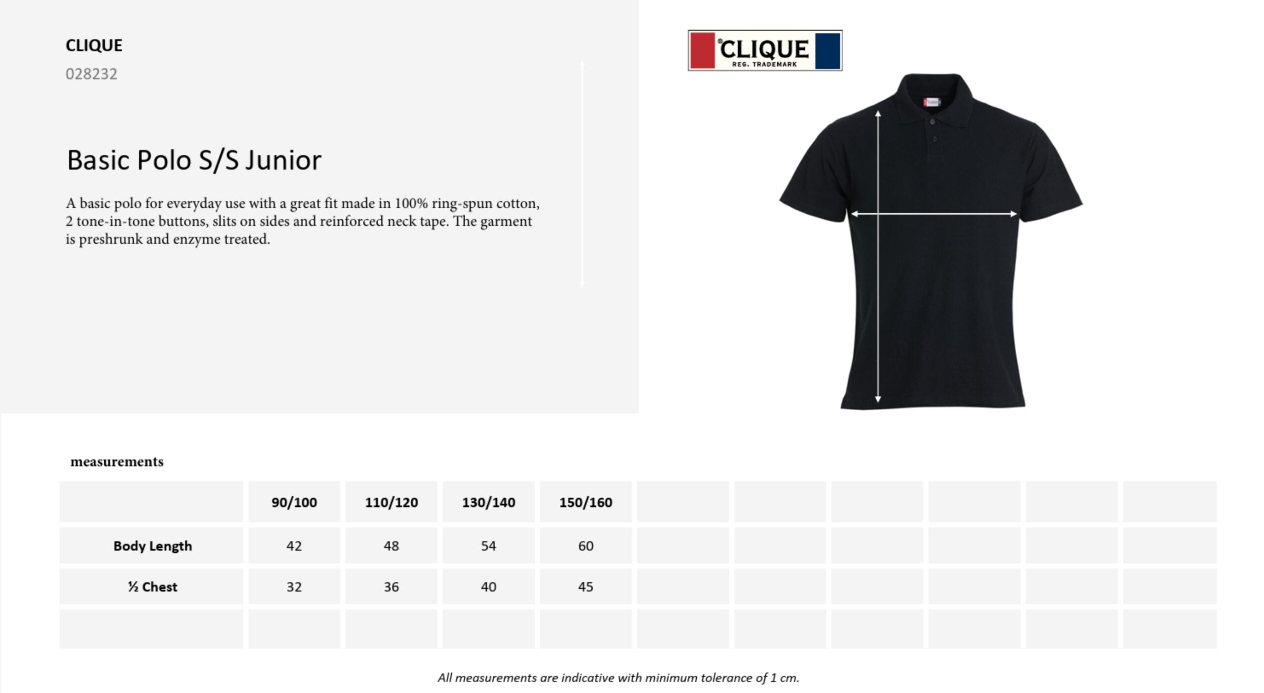 Basic Polo S/S Junior / Norsk Optimistjolleklubb