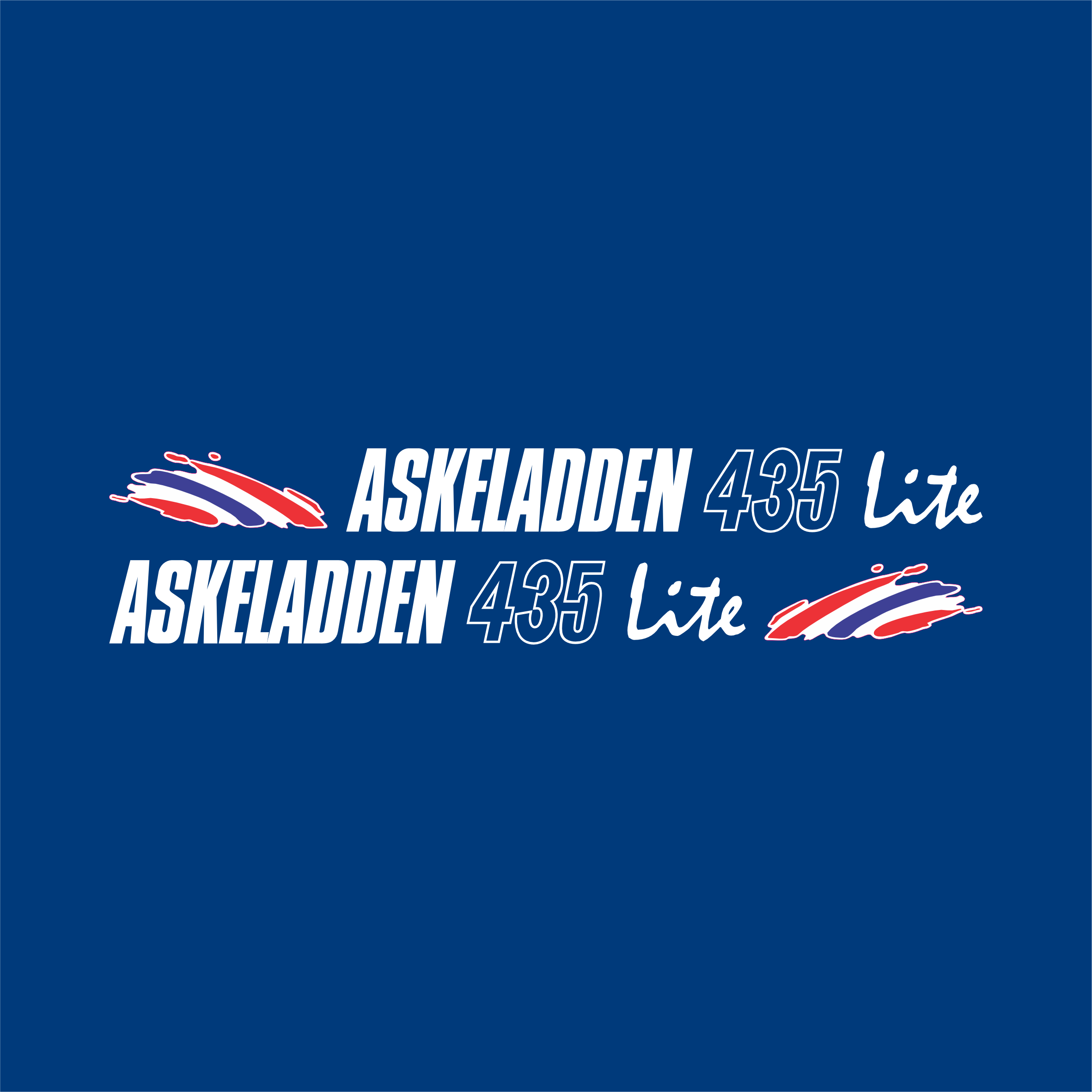Båtlogo ASKELADDEN 435 Lite / Fullfarge