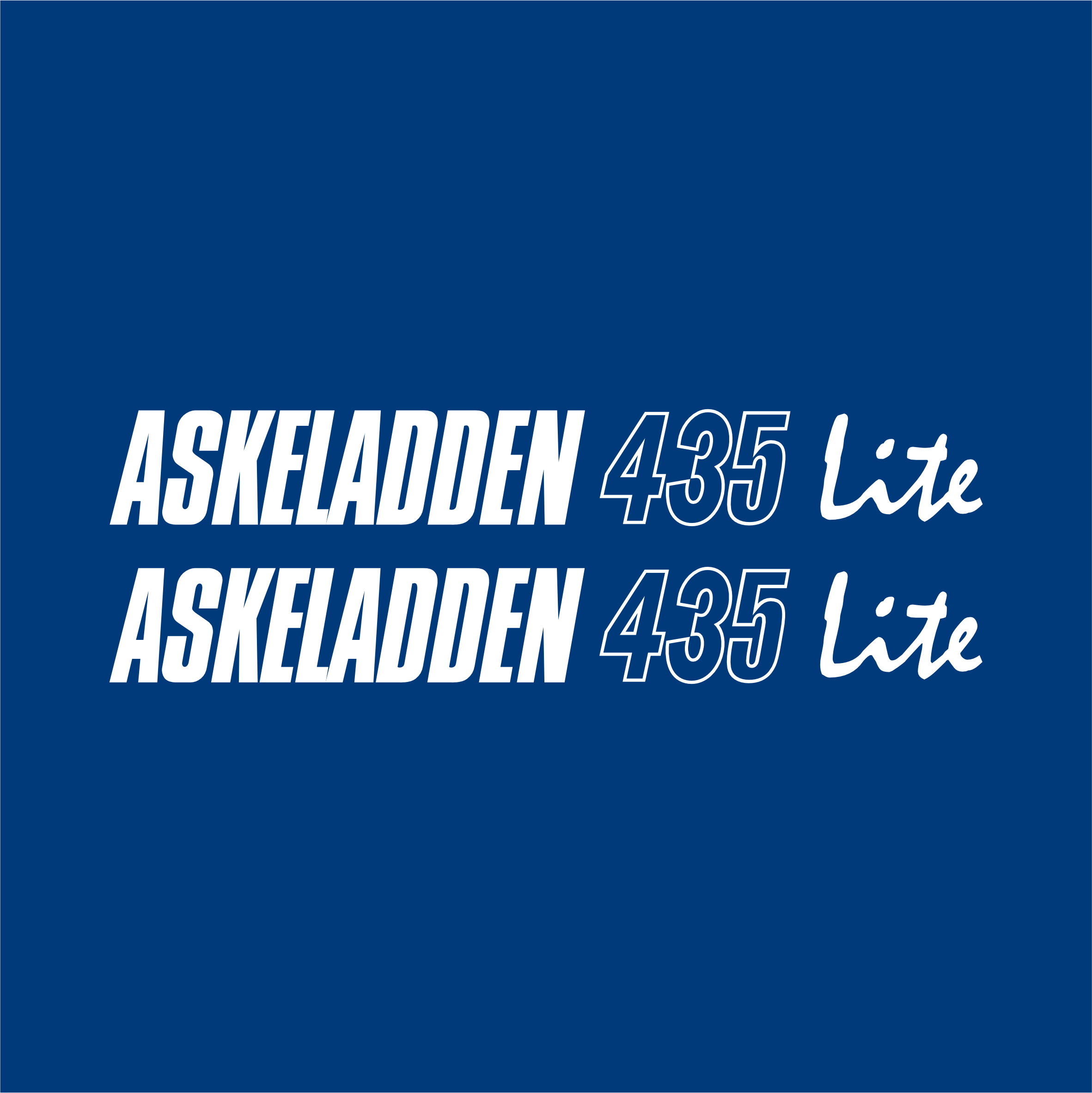 Båtlogo ASKELADDEN 435 Lite