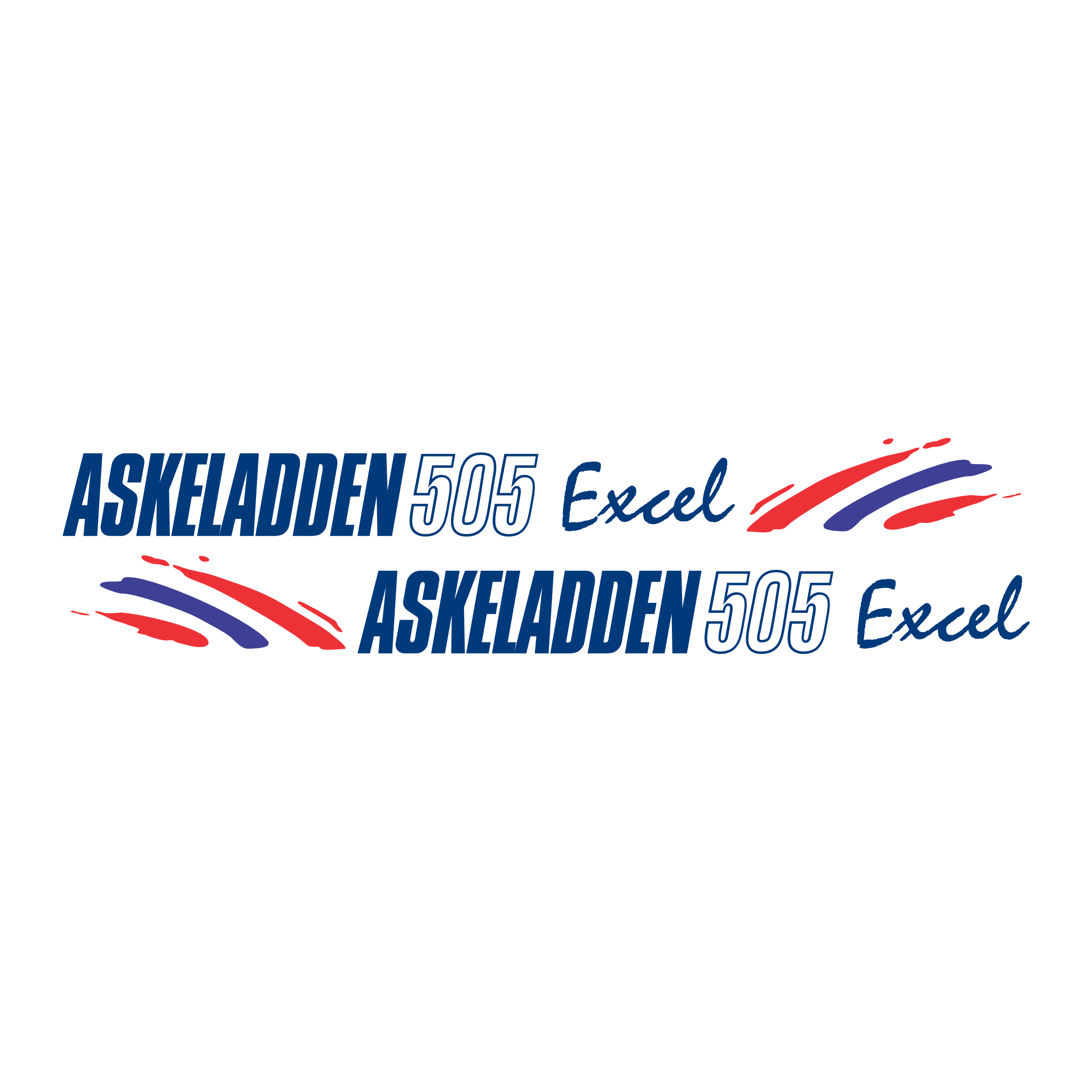 Båtlogo ASKELADDEN 505 Excel, Blå