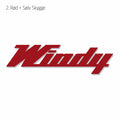 Båtlogo WINDY / 2-farget 780mmL