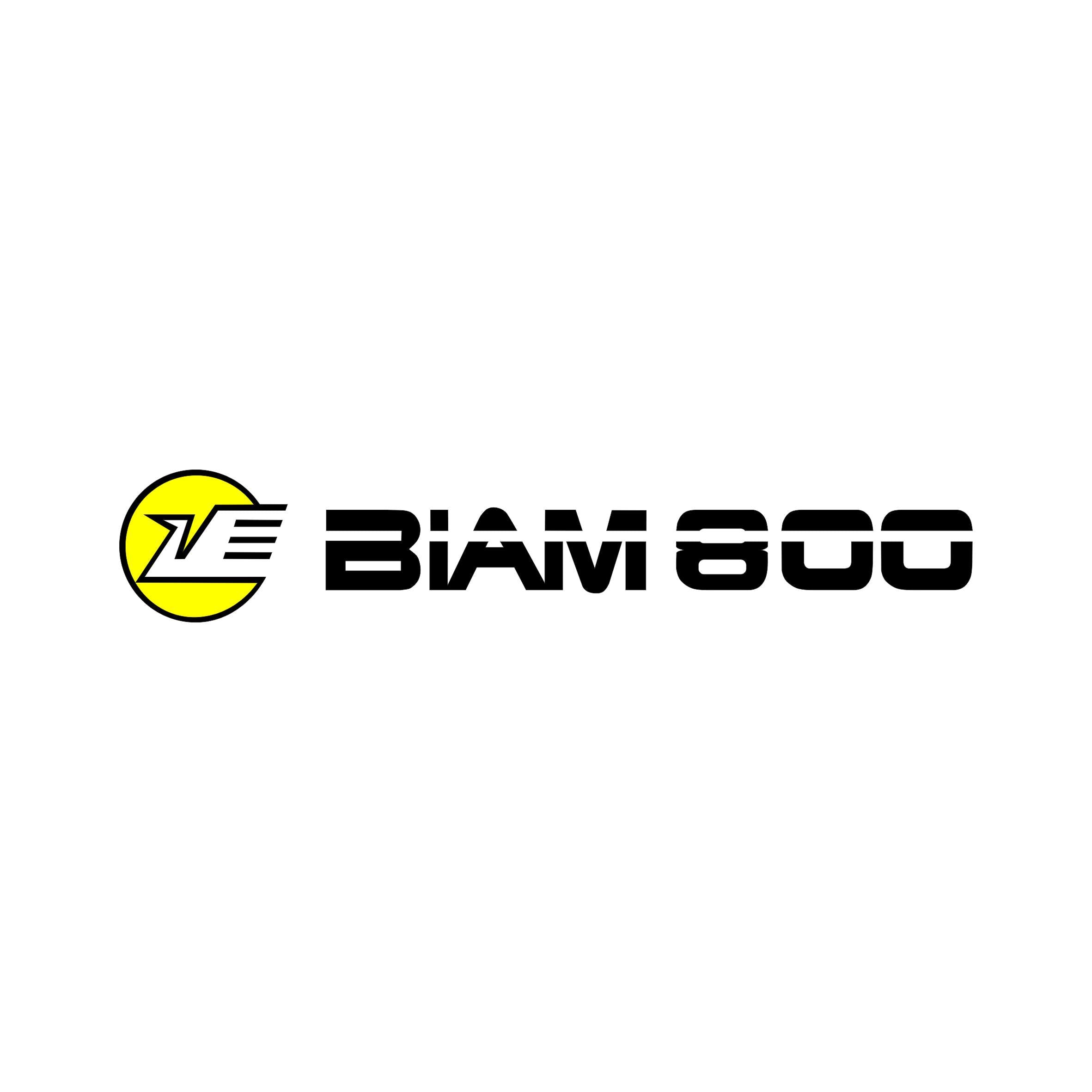 Båtlogo BIAM 800 – 2 Farget Sort/Gul