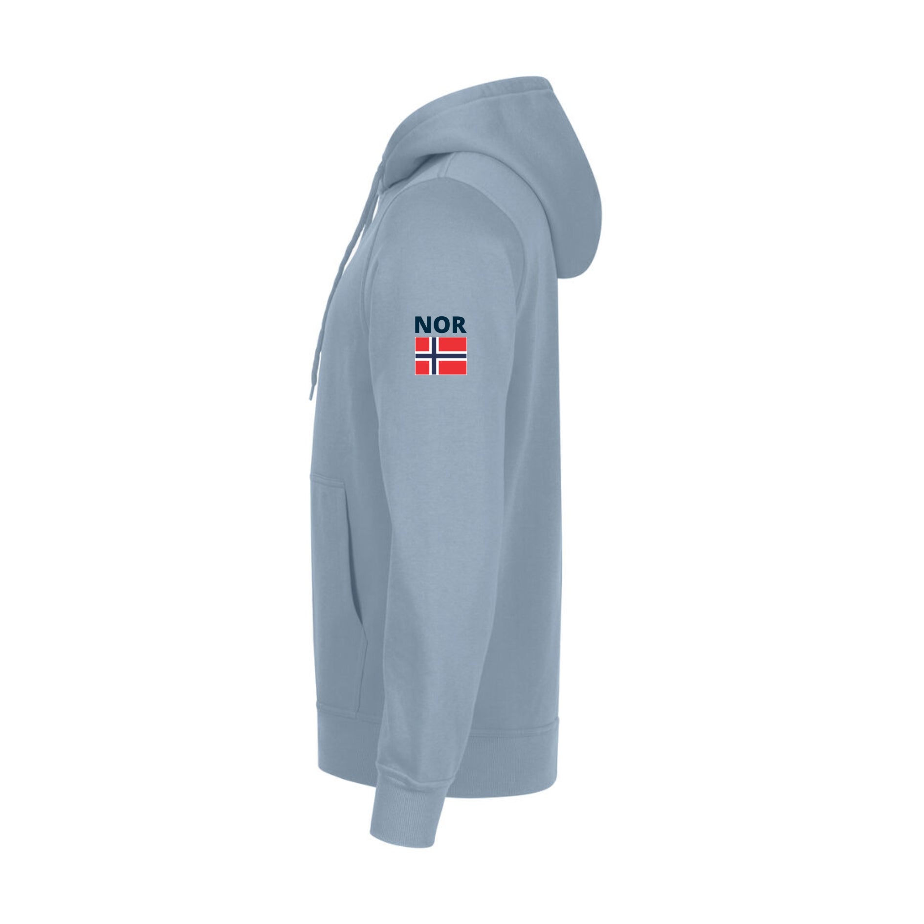 Miami Hoody Soft Blue / Norsk Optimistjolleklubb