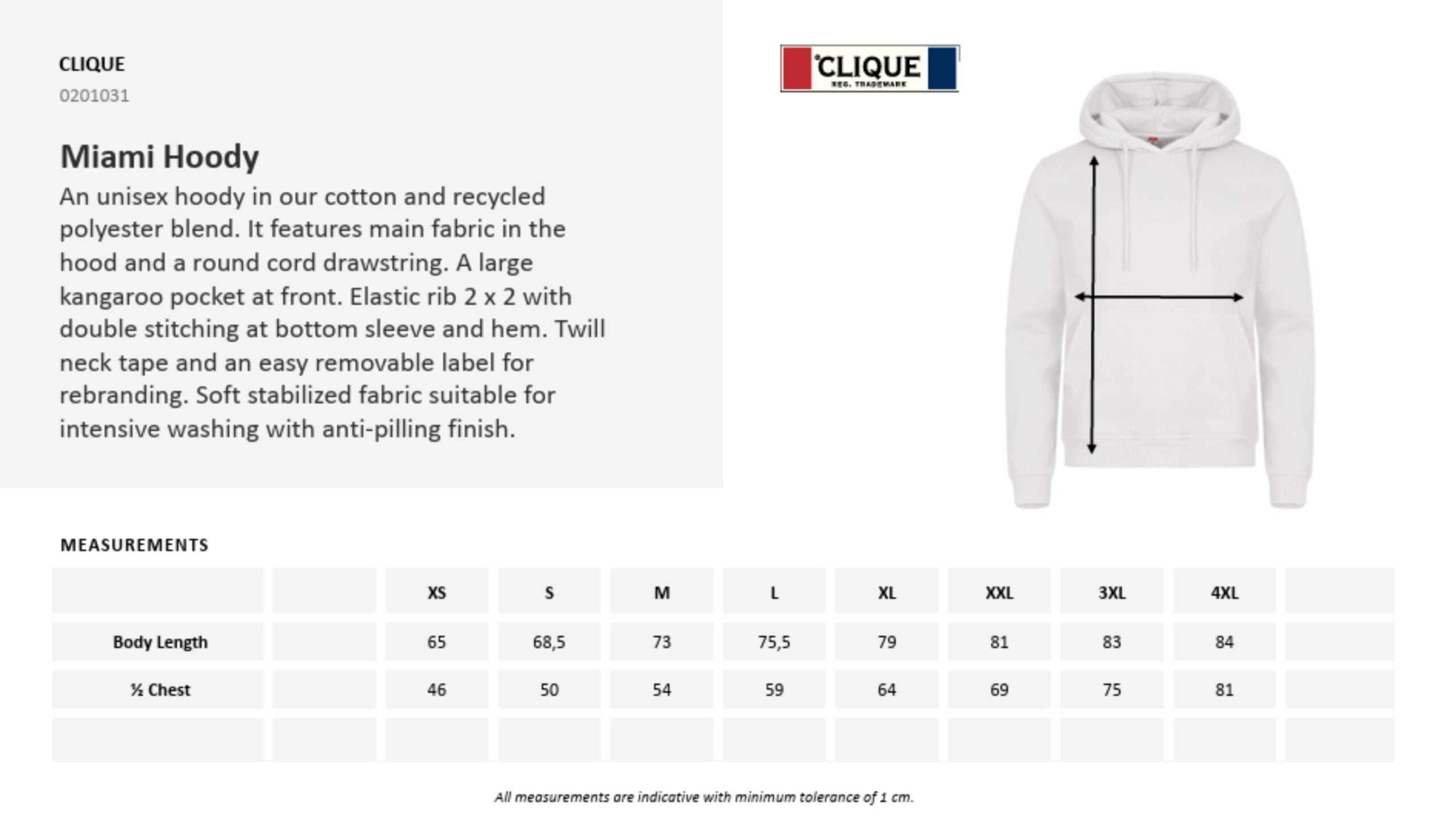 Miami Hoody Soft Blue / Norsk Optimistjolleklubb
