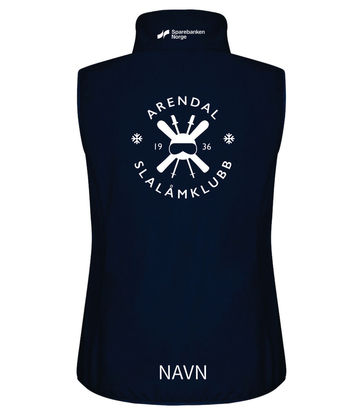 Classic Softshell Vest Women / Arendal Slalåmklubb